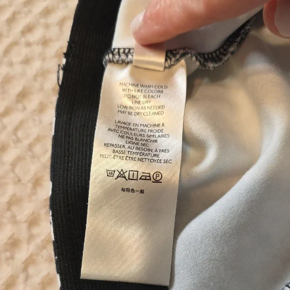 Maeve Monochrome Floral Trousers A51 - Picture 3 of 4